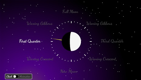 Lunar Clock Chrome extension