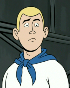 Hank Venture in his kerchief and the ol' high and tight.